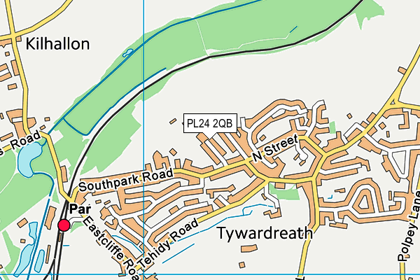 Map of CHADLEY LTD at district scale