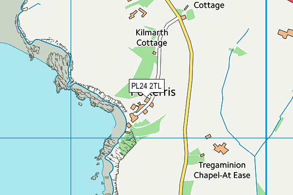 PL24 2TL map - OS VectorMap District (Ordnance Survey)