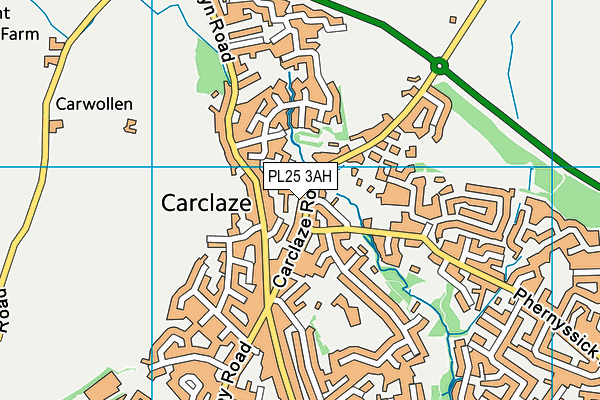 PL25 3AH map - OS VectorMap District (Ordnance Survey)