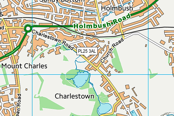 PL25 3AL map - OS VectorMap District (Ordnance Survey)