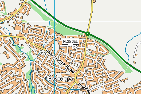 PL25 3EL map - OS VectorMap District (Ordnance Survey)