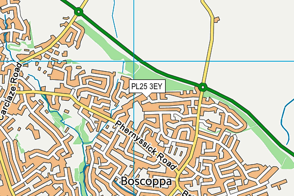 PL25 3EY map - OS VectorMap District (Ordnance Survey)