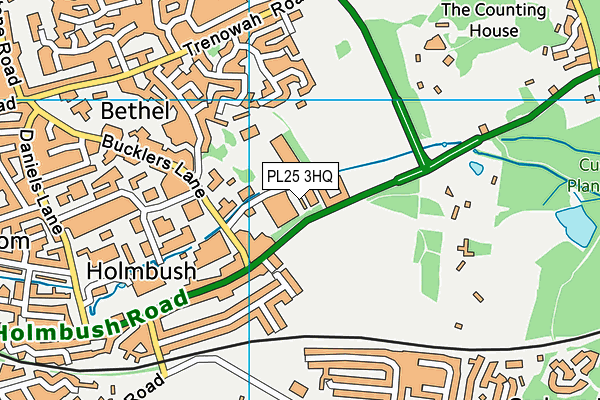 PL25 3HQ map - OS VectorMap District (Ordnance Survey)