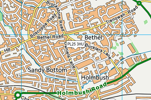 PL25 3HU map - OS VectorMap District (Ordnance Survey)