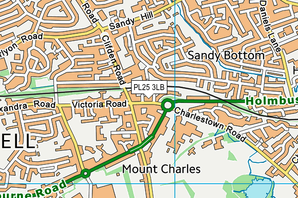 Map of ALLEN'S MOT TESTING STATION LTD. at district scale