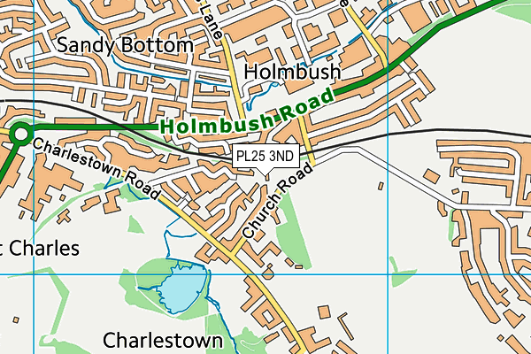 PL25 3ND map - OS VectorMap District (Ordnance Survey)