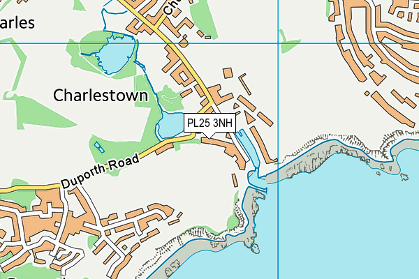 PL25 3NH map - OS VectorMap District (Ordnance Survey)