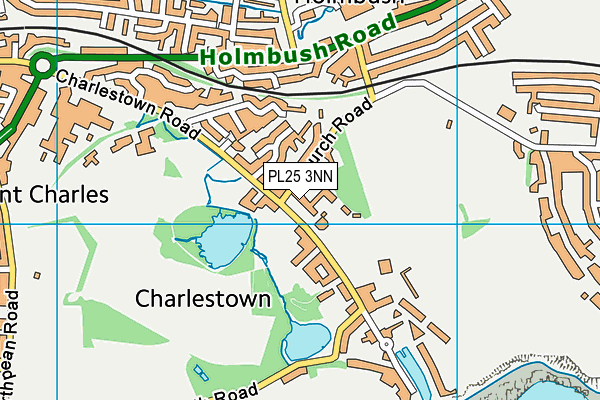 PL25 3NN map - OS VectorMap District (Ordnance Survey)