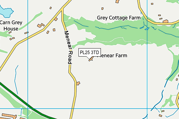 PL25 3TD map - OS VectorMap District (Ordnance Survey)