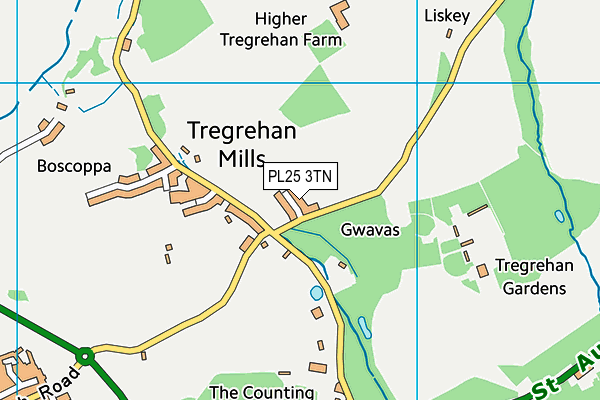 PL25 3TN map - OS VectorMap District (Ordnance Survey)