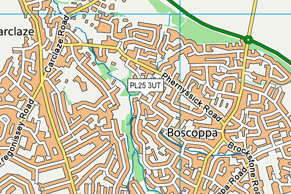 PL25 3UT map - OS VectorMap District (Ordnance Survey)