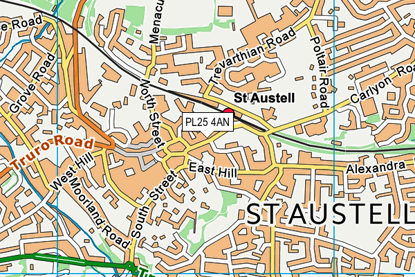 Map of STUDIO NINE CORNWALL LTD at district scale