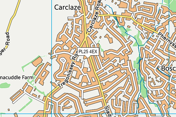 PL25 4EX map - OS VectorMap District (Ordnance Survey)
