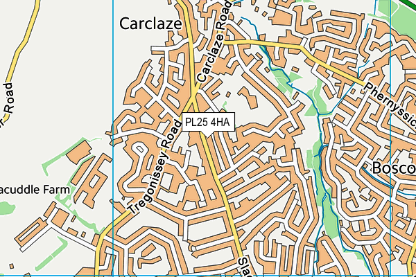 PL25 4HA map - OS VectorMap District (Ordnance Survey)