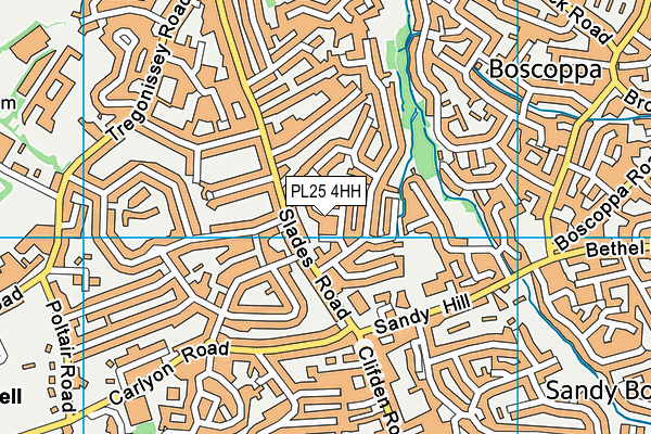 PL25 4HH map - OS VectorMap District (Ordnance Survey)