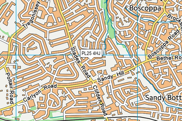 PL25 4HJ map - OS VectorMap District (Ordnance Survey)