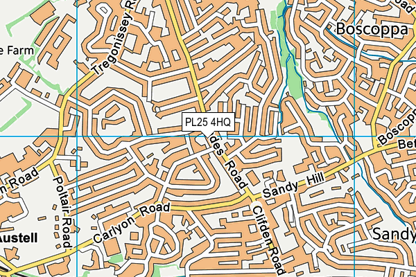 PL25 4HQ map - OS VectorMap District (Ordnance Survey)