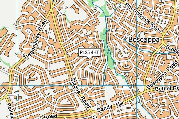 PL25 4HT map - OS VectorMap District (Ordnance Survey)