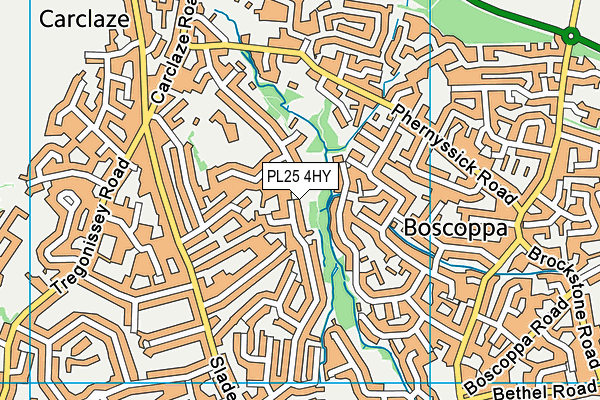PL25 4HY map - OS VectorMap District (Ordnance Survey)