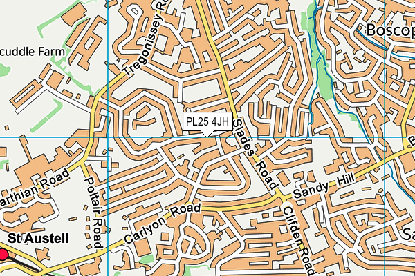 PL25 4JH map - OS VectorMap District (Ordnance Survey)