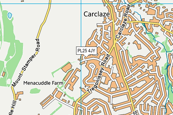 PL25 4JY map - OS VectorMap District (Ordnance Survey)