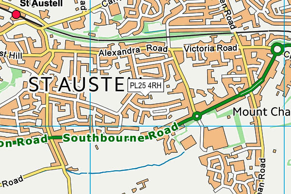 PL25 4RH map - OS VectorMap District (Ordnance Survey)