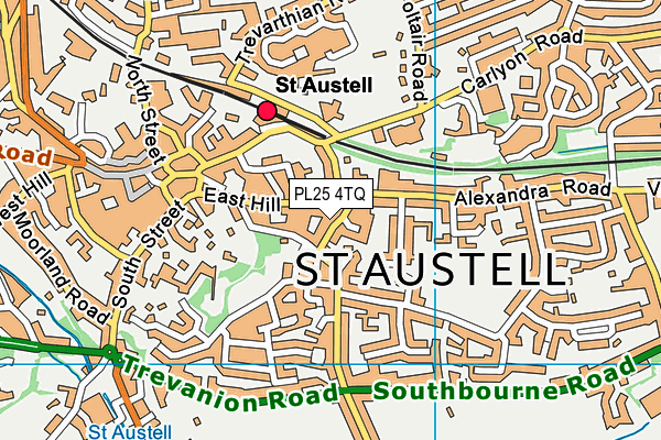 PL25 4TQ map - OS VectorMap District (Ordnance Survey)