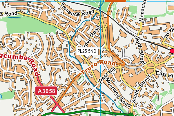 PL25 5ND map - OS VectorMap District (Ordnance Survey)