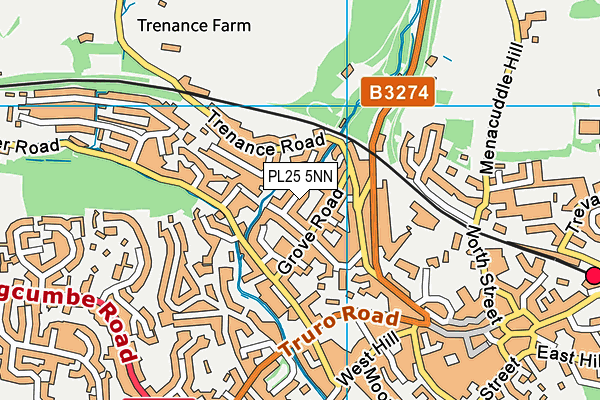 PL25 5NN map - OS VectorMap District (Ordnance Survey)