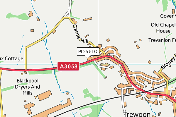 PL25 5TQ map - OS VectorMap District (Ordnance Survey)