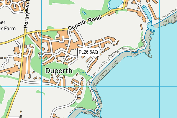 PL26 6AQ map - OS VectorMap District (Ordnance Survey)