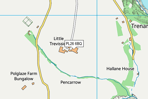 PL26 6BQ map - OS VectorMap District (Ordnance Survey)