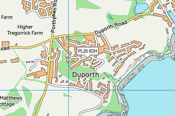 PL26 6DH map - OS VectorMap District (Ordnance Survey)