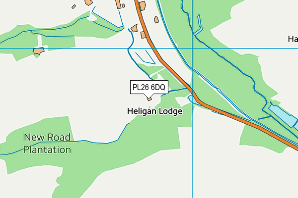 PL26 6DQ map - OS VectorMap District (Ordnance Survey)