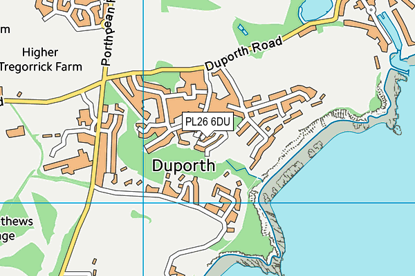 PL26 6DU map - OS VectorMap District (Ordnance Survey)