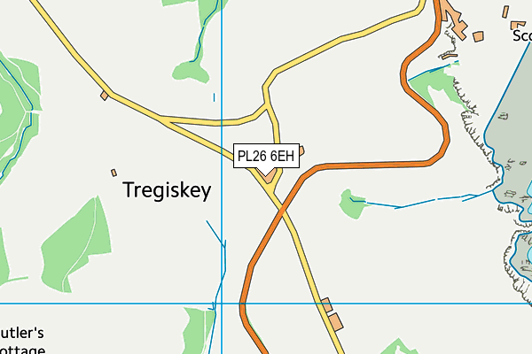 PL26 6EH map - OS VectorMap District (Ordnance Survey)