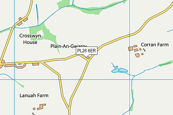 PL26 6ER map - OS VectorMap District (Ordnance Survey)