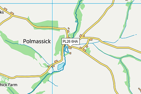 PL26 6HA map - OS VectorMap District (Ordnance Survey)