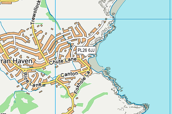 PL26 6JJ map - OS VectorMap District (Ordnance Survey)
