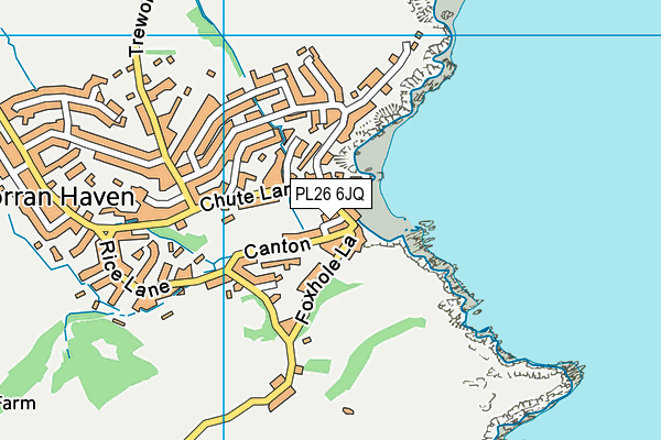 PL26 6JQ map - OS VectorMap District (Ordnance Survey)