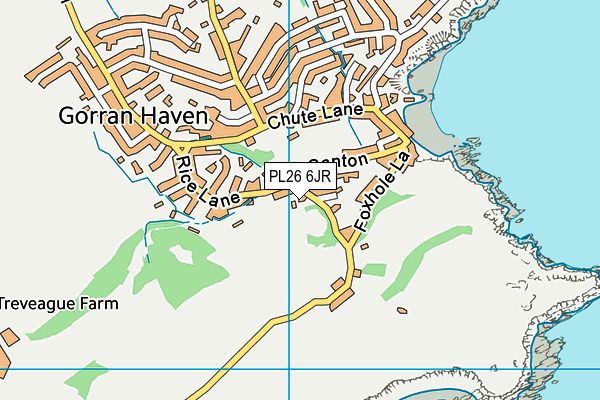 PL26 6JR map - OS VectorMap District (Ordnance Survey)