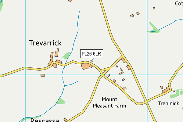 PL26 6LR map - OS VectorMap District (Ordnance Survey)