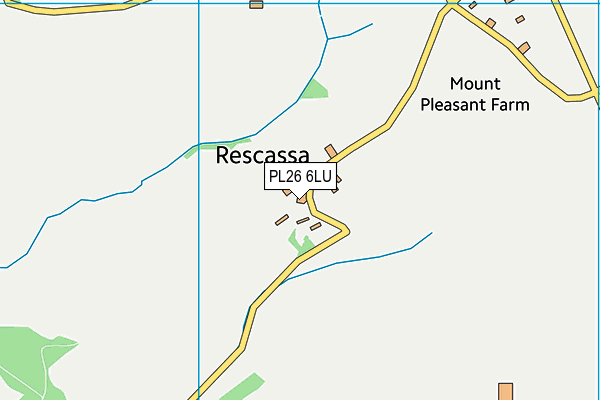 PL26 6LU map - OS VectorMap District (Ordnance Survey)