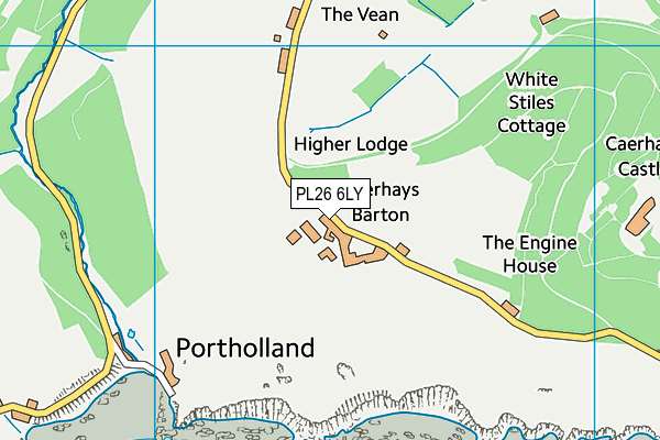 PL26 6LY map - OS VectorMap District (Ordnance Survey)