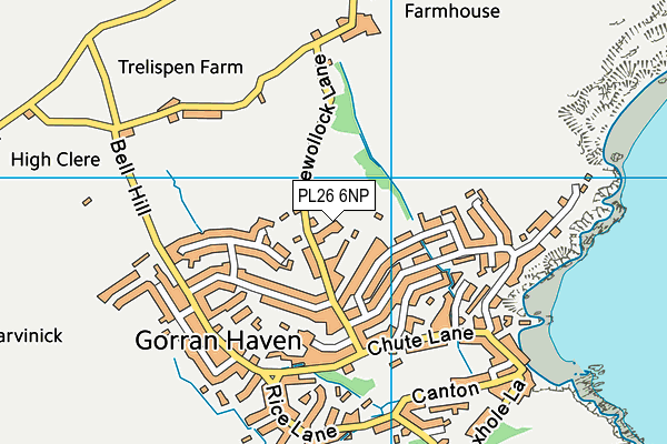 PL26 6NP map - OS VectorMap District (Ordnance Survey)