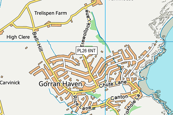 PL26 6NT map - OS VectorMap District (Ordnance Survey)