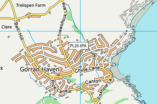 PL26 6PA map - OS VectorMap District (Ordnance Survey)