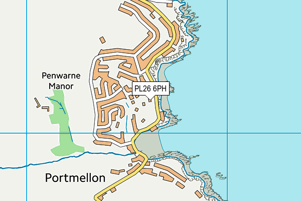 PL26 6PH map - OS VectorMap District (Ordnance Survey)