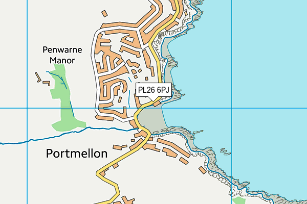 PL26 6PJ map - OS VectorMap District (Ordnance Survey)