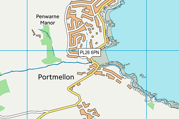 PL26 6PN map - OS VectorMap District (Ordnance Survey)